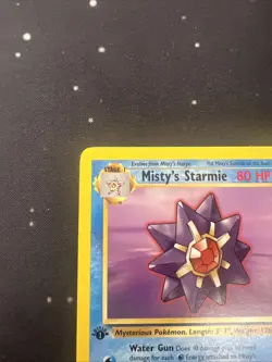 Misty’s Starmie 56/132 1st Edition Gym Heroes Uncommon WOTC Pokemon Card 6 - Image 2