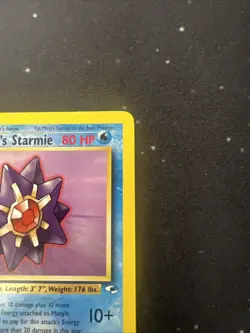Misty’s Starmie 56/132 1st Edition Gym Heroes Uncommon WOTC Pokemon Card 6 - Image 3