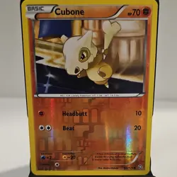 Pokemon Cubone 70 HP Common Dragons Exalted 60/124 Reverse Holo English Card LP+ - Image 1