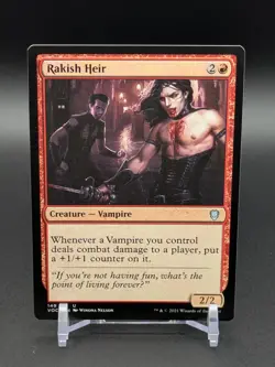 RAKISH HEIR 149 - Magic: The Gathering Commander: Innistrad: Crimson Vow UC NM - - Image 1