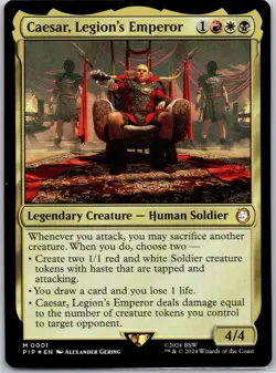Caesar, Legion's Emperor Foil Universes Beyond: Fallout #1 NM - Image 1