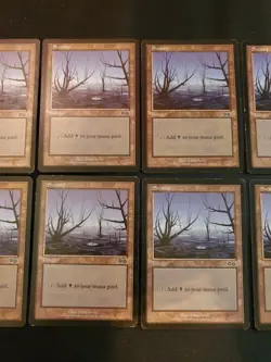 8x Swamp #341 Urza's Saga Basic Land Magic The Gathering MTG Mixed Condition - Image 3