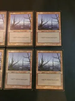 8x Swamp #341 Urza's Saga Basic Land Magic The Gathering MTG Mixed Condition - Image 4