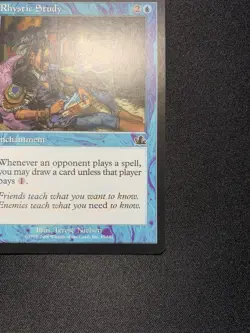 MTG Rhystic Study 45/143 Prophecy Magic The Gathering Common NM Card - Image 3