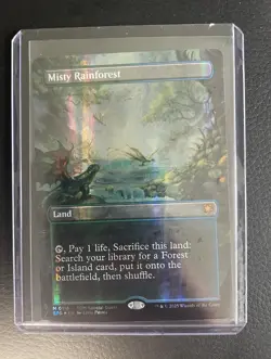 Misty Rainforest M0116 2025 EN Special Guests Dragon Scale Foil Mythic Land MTG - Image 1