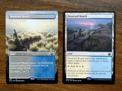 x2 MTG Deserted Beach Borderless & Reg - 281 & 260 / English / Near Mint - Image 1