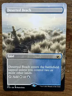 x2 MTG Deserted Beach Borderless & Reg - 281 & 260 / English / Near Mint - Image 2