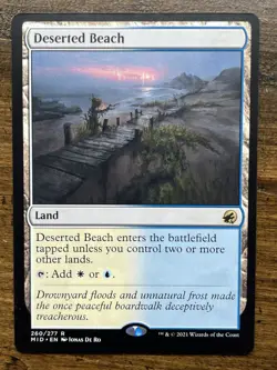 x2 MTG Deserted Beach Borderless & Reg - 281 & 260 / English / Near Mint - Image 3