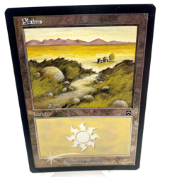 Magic The Gathering Mercadian Masques Plains #331/350 Foil Land LP/NM - Image 1