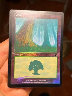 2x GERMAN Foil Forest 347 + Extra • Mercadian Masques • MTG (1649) - Image 2