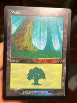 2x GERMAN Foil Forest 347 + Extra • Mercadian Masques • MTG (1649) - Image 5