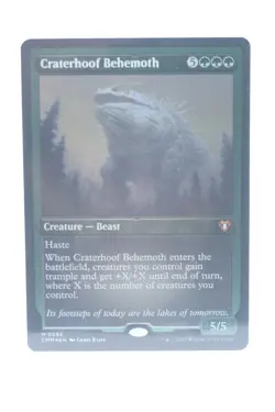 Commander Masters Variants Foil: Craterhoof Behemoth (Foil Etched) - Image 1