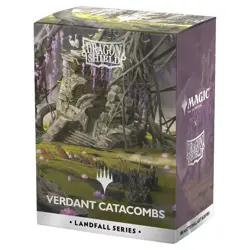 Dragon Shield: Magic the Gathering: Landfall: Verdant Catacomb Dual Matt Sleeves - Image 1