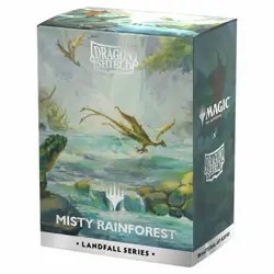 Dragon Shield: Magic the Gathering Landfall Misty Rainforest Dual Matte Sleeves - Image 1