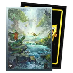 Dragon Shield: Magic the Gathering Landfall Misty Rainforest Dual Matte Sleeves - Image 2
