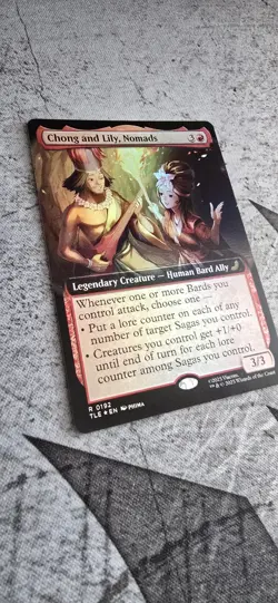 Magic The Gathering MTG Avatar Chong and Lily Nomads Extended Art Foil - Image 2