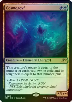 1 x Cosmogoyf - Foil - Edge of Eternities - LP - MTG - Image 1