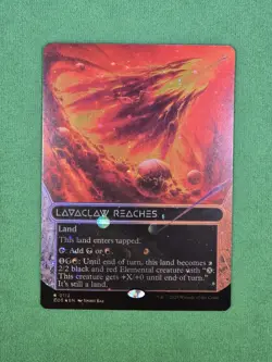 MTG Lavaclaw Reaches (0112) (Borderless) (Galaxy Foil) Edge of Eternities - Image 3