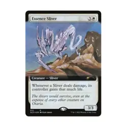 WOTC MtG Magic the Gathering Essence Sliver (Extended Art) (R) (Foil) NM - Image 1