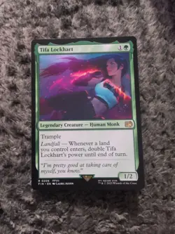 MTG - Tifa Lockhart - Extended Art Rare #473 - Final Fantasy NM - Image 1