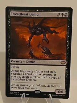 Dreadfeast Demon MTG Innistrad: Crimson Vow Regular - Image 1