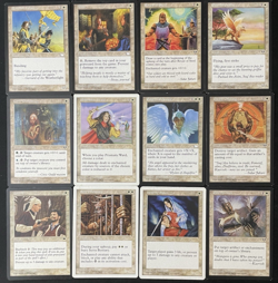 Vintage MTG Lot: 1996-1997 12 White Cards - Played - Magic: The Gathering - Image 1