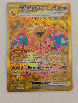 Pokemon TCG Charizard EX Obsidian Flames Holo Card 228/197 Near Mint Condition - Image 3