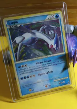 Pokemon Lugia 15/95 Holo Rare HeartGold & SoulSilver: Call of Legends Super RAD! - Image 1
