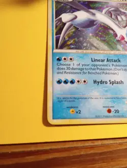 Pokemon Lugia 15/95 Holo Rare HeartGold & SoulSilver: Call of Legends Super RAD! - Image 5