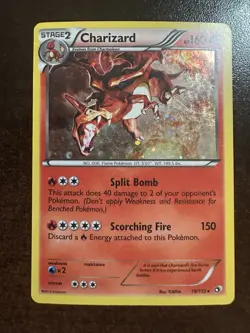 Charizard 19/113 Cosmos Holo 019/113 Pokemon TCG Promo Minor DMG - Image 1