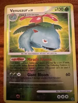 Pokemon TCG Venusaur Secret Wonders 20/132 Holo Holo Rare - Image 1