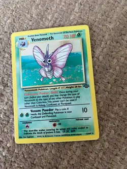 Pokemon TCG Venomoth Jungle 13/64 Holo Unlimited Holo Rare. Never Been Played. - Image 1