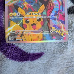 The Pokemon Company Pikachu 010/250 Full Art Holo Rare 70 HP (90 ATK) Fan Art - Image 3