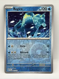 Pokemon TCG: Journey Together - Reverse Holo - 042/159 - Regice - Image 1
