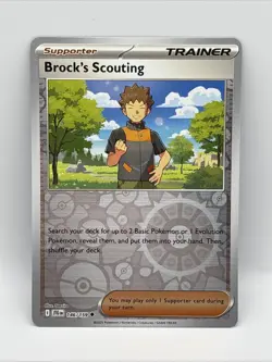 Brock's Scouting - 146/159 - Reverse Holo Journey Together : Pokemon TCG - Image 1