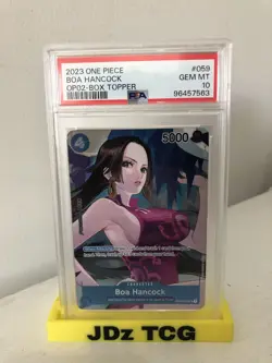 PSA 10 - Boa Hancock - OP02-059 - Box Topper - OP02 - One Piece TCG - 2023 - Image 3