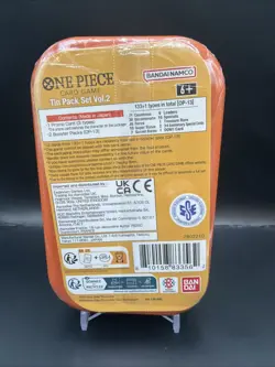 One Piece Tin Pack Set Vol. 2 Portgas D. Ace Tin FACTORY SEALED - Image 2