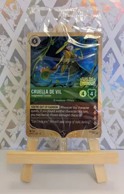 Cruella De Vil Judgmental Traveler - 45/P3 Promo - Disney Lorcana Wilds Unknown - Image 1