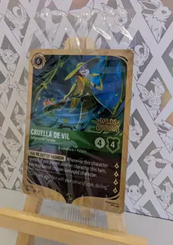 Cruella De Vil Judgmental Traveler - 45/P3 Promo - Disney Lorcana Wilds Unknown - Image 2