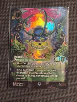 Alien True Believer Enchanted Wilds Unknown Disney Lorcana NM - Image 2