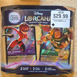 Ravensburger Disney Lorcana 2-Player Kit 2 Decks 60 Cards Foil EN 8+ - Image 1