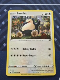 Pokemon TCG Snorlax Card 140/202 Cosmos Holo Promo - Image 1