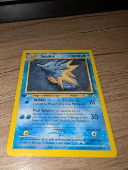 Pokemon Cards: Neo Genesis 1st Edition Uncommon: Seadra 48/111 - Image 1