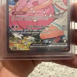 Pokemon Ascended Heroes Lillie’s Clefairy Ex SIR 280/217 PERFECT CONDITION CARD - Image 3