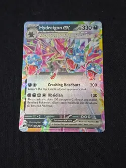 Hydreigon ex 119/191 Sv08: Surging Sparks Double Rare Holo Pokemon TCG Near Mint - Image 1