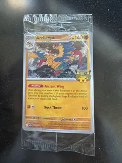 Pokemon Chicago Field Museum - Fossil Exhibit Archeops Promo Card SEALED - Image 1
