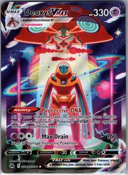 Deoxys VMAX GG45/GG70 SWSH: Crown Zenith: Galarian Gallery - Pokemon Card - NM - Image 1
