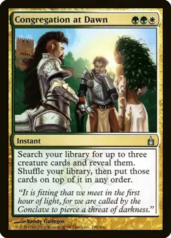 MtG Congregation at Dawn 198/306 Ravnica: City of Guilds Regular Uncommon - Image 1