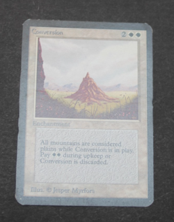 Magic MTG- Conversion Magic the Gathering LP White Enchantment Beta Edition - Image 1