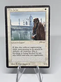 Magic The Gathering TCG Arabian Nights ABU JA'FAR 1993 Vintage MTG WOTC - Image 1